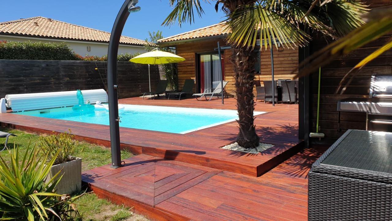 Villa Avec Piscine Chauffee Moliets-et-Maa Ngoại thất bức ảnh