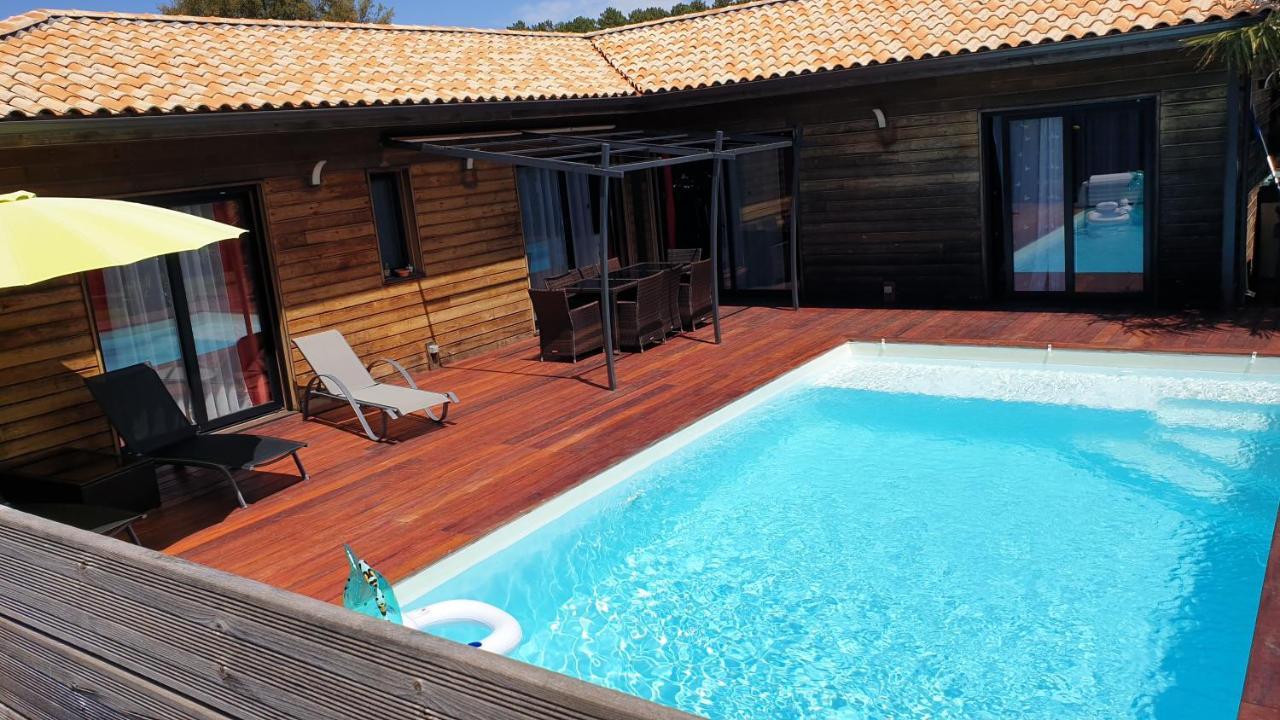 Villa Avec Piscine Chauffee Moliets-et-Maa Ngoại thất bức ảnh
