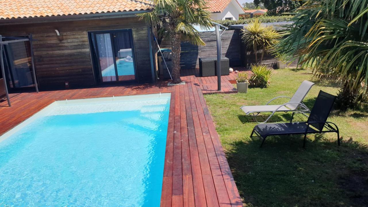 Villa Avec Piscine Chauffee Moliets-et-Maa Ngoại thất bức ảnh